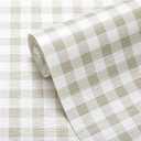 Viseeko Shelf and Drawer Liner for Kitchen Cabinet, NonAdhesive Cabinet Liners for Shelves, Strong Grip Shelf Paper NonSlip Waterproof Easy to Cut for Dresser Cupboard, Green Grid, 12 in x 20 ft