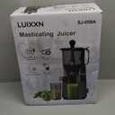 Cold Press Juicer, 5.8" Wide Feed Chute Juice Extractor Machine with 400W, High Juice Yield, Slow Masticating Juicer for Whole Vegetables & Fruits, Light Grey