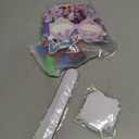 108 Pcs Demon Theme Hunters Birthday Party Favors - 12 Keychain, 12 Slap Bracelet, 12 Paper Glasses, 12 Stamp, 60 Stickers | K Pop Birthday Party Decorations, Party Favors Goodie Bags for Girls Fans