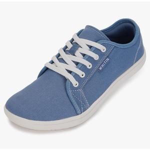 WHITIN Men's Canvas Barefoot Shoes | Wide Toe-Box | Zero-Drop Sole.39