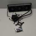 FW360 SE ARGB V2 360mm AIO CPU Liquid Cooler with 2" LCD Screen, 3 x TL-M12Q 120mm ARGB Daisy-Chain PWM Fans, 3000 RPM Pump, Intel LGA 1851/1700/1200/115X & AMD AM5/AM4, Black