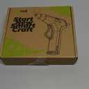 Cordless Hot Glue Gun Kit, 12s Fast Preheating, Anti-drip Nozzle, Hot Melt Glue Gun with 2Ah Battery, Auto Shut-Off, for School Crafts DIY Arts Project Home Repairs Party Decorations,Grey