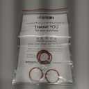 Sterling Seal & Supply 123 Silicone O-Ring, 70A Durometer, Red, 1-3/16" ID, 1-3/8" OD, 3/32" Width (Pack of 5)