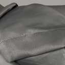 OWENIE Heidi Grey Kitchen Tiers 30 Inch Length 2 Panels Set for Dining Room, Light Filtering Curtains for Bathroom, Basement, Small Rooms, Rod Pocket Solid Curtain, 2 Pcs, Each 30" W x 30" L