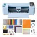 VEVOR Vinyl Cutting Machine, 12 in, Button and Screen Controlled Vinyl Cutter with Materials and Tool Kit, 20000+ Built-in Design Resources, Compatible with Mac, Windows, Android and iOS, for Crafts