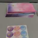 HEJIN 30PCS Tie Dye Party Bags with Stickers, Pink and Purple Small Gift Bags, Mermaid Unicorn Birthday Party Favors Bags for Girls Goodie Bags for Kids Birthday Party, Baby Shower, Halloween, Wedding