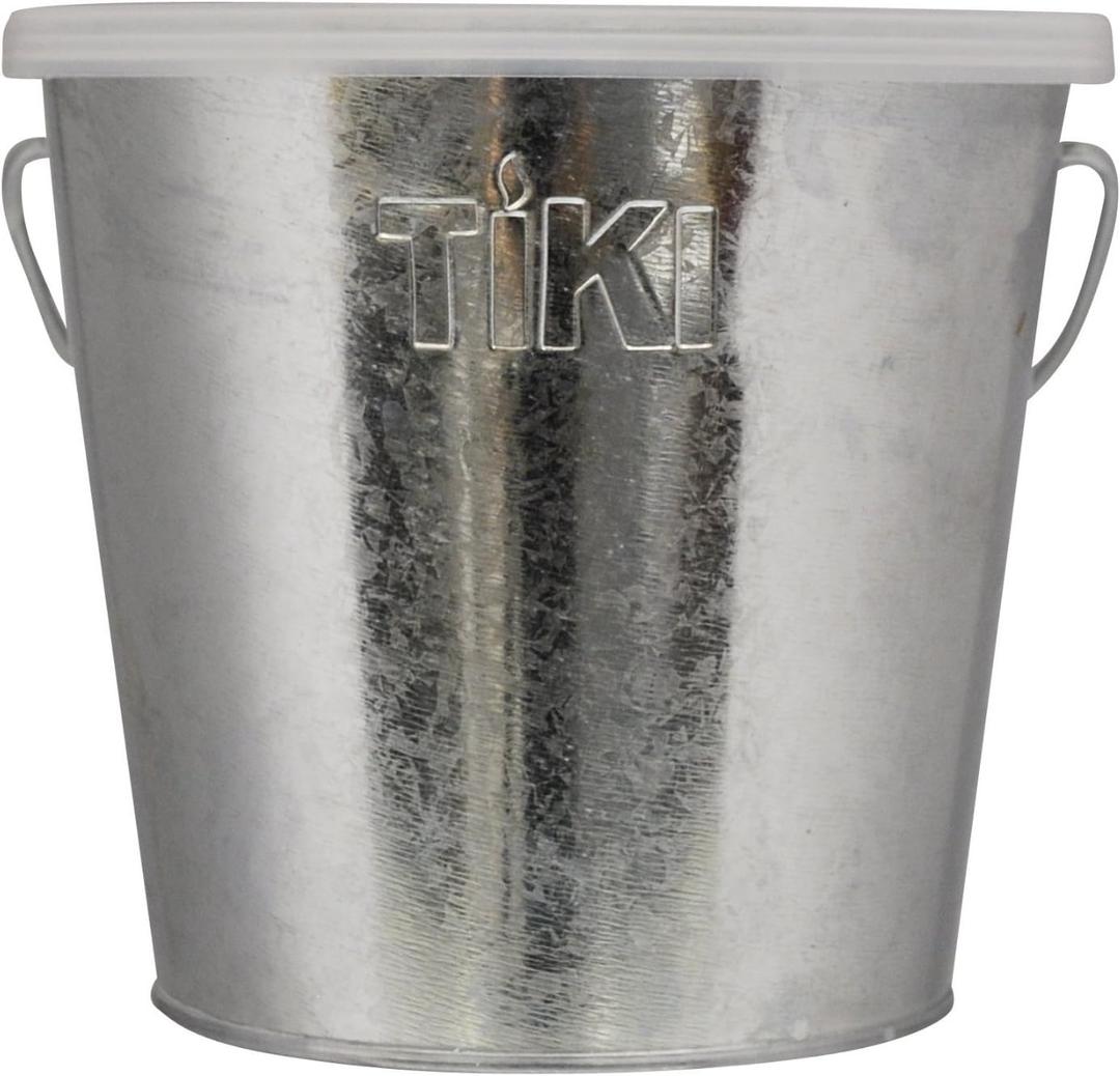 Tiki 1412110 Galvanized Citronella Bucket Candle, 17 Oz (Pack of 6)
