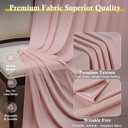 50ft x 12ft Dusty Pink Backdrop Curtains for Parties, Wrinkle Free 10 Panels Photo Backdrop Drapes Back Drop Cloth for Wedding Birthday Photography Background Decor