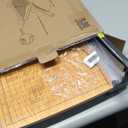 12 inch Wood Guillotine Paper Cutter, Heavy Duty Wood Base Paper Trimmer with 12-16 Sheets Capacity Paper Cutting Board for Classroom, Crafting, Cardstock, Art Projects (Gray)