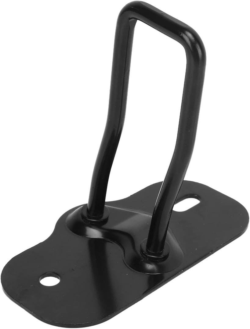 Aramox Bonnet Lock Striker, Hood Striker Original Standard 1069032 00 B, Black Metal, Universal Fit for Car, Front