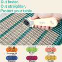 17.75" x 22" XL Slotted Ruler with A2 Mat & Blades