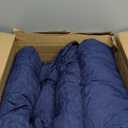 Adirondack Chair Cushions Set of 2, High Back Patio Chair Cushions 48 x 19.7 x 4.7 Inch, Indoor/Outdoor Thickened Rocking Chair Cushion, Fade-Resistant & Waterproof (Dark Blue)