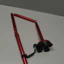 BigAlex Folding Walking Cane with LED Light,Pivoting Quad Base,Adjustable Walking Stick with Carrying Bag for Men/Women(5'5''-6'3'' Red)