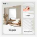 CHICOLOGY Cordless Mini Blinds for Indoor Windows, 23" W x 48" H, White Vinyl 1" Slats with Tilt Wand, Light Filtering to Room Darkening, Moisture-Resistant, Child-Safe, Screw-Mount Installation
