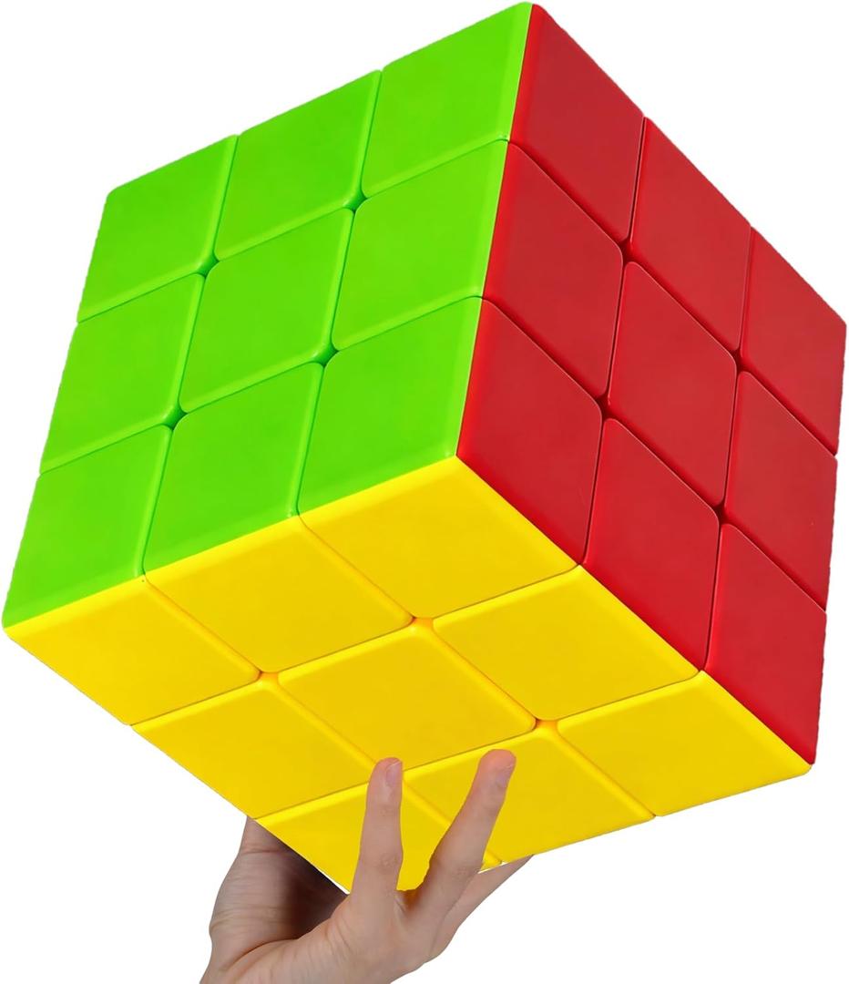 Big 3x3 Speed Cube Pro, 3x3 Large Cube Toy Gift for Kids Adults Brain Teasers