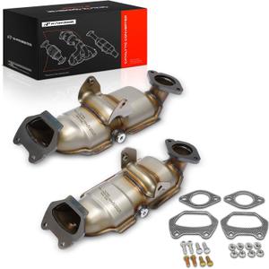 A-Premium 2 PCS Front and Rear Catalytic Converter Kit, E.P.A Compliant