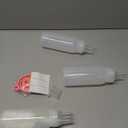 3 Hole Squeeze Bottles for Sauces Plastic Condiment Squeeze Bottles Ketchup Dispenser Salad Dressing Container Squirt Kitchen Squeeze Bottles for Oil BBQ Paint Pancake Art 3 Pcs 13oz/380ML