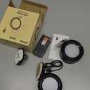 Lightbiz LED Wall Mounted Lights 2 Pcs with Remote, Wall Sconces Lamp 3000mAh Rechargeable Battery Operated, 3 Color Temperatures & Dimmable Magnetic 360° Rotation Cordless Light for Bedroom Bedside