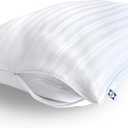 Sealy Pillow Cover, Soft Comfort Bed Pillow Protector, 2 Pack, Standard/Queen Pillow Cover