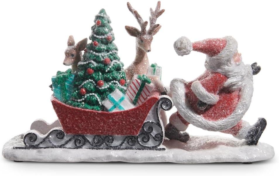 10" The Magic of Christmas Santa and Sleigh