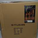 Dazzle Bright Set of 3 Lighted Spiral Christmas Tree, 3/4/6 FT 290 Count Collapsible Tree with 7" Star Topper, Christmas Decoration for Indoor Outdoor Xmas Patio Wedding Decor (Multi-Color) 