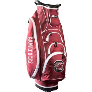 Team Golf NCAA South Carolina Albatross Golf Bag Lightweight, 10-Way Club Divider, Spring Action Stand, Insulated Cooler Pocket, Velcro Glove and Umbrella Holder & Lift Assist Handles Team Golf NCAA South Carolina Albatross Golf Bag Lightweight, 10-Way Club Divider, Spring Action Stand, Insulated Cooler Pocket, Velcro Glove and Umbrella Holder & Lift Assist Handles