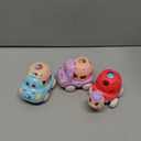 Baby Girl Toy Cars for Toddlers 1-3, Push and Go Rattle Cars for Baby Toy 6-9-12-18 Months, First Birthday Gifts for 1 2 Year Old Girls, Infant Pink Friction Truck Set Valentines Gift