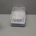 Upgrade Bread Slicer for Homemade Bread with Bread Box, Bread Slicing Guide Adjustable Width, Foldable and Compact Cutting Guide with Crumb Tray, Suitability for Homemade Bread, Bagels,Cakes