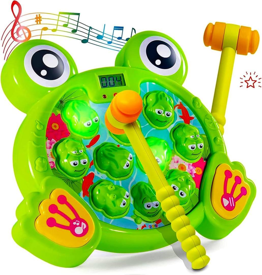 Play22 Toys for 2 3 4 5 Year Old - Toddler Toys Age 2-4, Whack A Frog Game, Baby Toy Gifts for Early Developmental Learning, Birthday Gift for Toddler Boy Toys