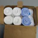 150 Count 8 Gallon Trash Bags Drawstring - 1.2 Mil Heavy Duty Medium Garbage Bags Unscented, 30 Liter Thick Plastic Trash Can Liners for Home Kitchen Bathroom