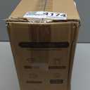 ELPHECO Slim Bathroom Trash Can with Lid, 2.5 Gallon Automatic Adsorption Garbage Can, Sensor Trash Bin, Slim Waterproof Garbage Can, Smart Waste Bin for Narrow Space, Bag SelfAbsorbing, Golden