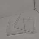 STORi SimpleSort 2-Piece Stackable Clear Drawer Organizer Set | 12" x 9" x 2" Rectangle Trays | Wide Makeup Vanity Storage Bins and Office Desk Drawer Dividers | Made in USA