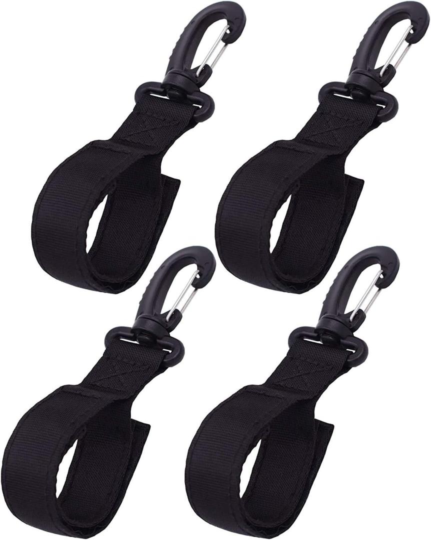 Kayak Paddle Holder,Kayak Paddle Clip,4-8pcs Kayak Paddle Strap Sup Paddleboard Paddle Holder, Inflatable Boat Paddle Keeper (Black 4 Pack)