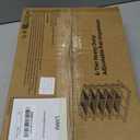 LAMU Pots and Pans Organizer for under Cabinet, 6-Tier Heavy Duty Pan Pot Organizers inside Cabinet Adjustable 14 to 24.57", Pot Rack Kitchen Cabinet Organization and Storage Holds up to 12" Cookware (Negro)