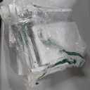 Furnulem Night Stand, Tall White Nightstand with 4Tier Shelves, 2 PU Fabric Drawers and Light Tube, Bed Side Tables with Charging Station, Bedside Table for Bedroom