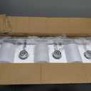 4-Light Bathroom Light Fixtures Modern Chrome Vanity Lights for Bathroom Lighting Fixtures Over Mirror with Clear Glass Shade for Cabinet Mirror Bedroom Hallway