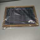 Calendar Chalkboard, 10.6" * 14.6", Magnetic Surface Rustic Brown Solid Pine Wood Frame Chalk Board for Planning/School Timetable/Memo, Hanging Board for Office, School and Home(YLHB-QZ-2737)