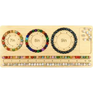 Petoysoso Bead Boards for Jewelry Making, Bamboo Beading Board for Jewelry Bracelet, Bracelet Bead Board,Bead Tray,Beading & Jewelry Making Supplies