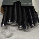 14-Pack Black Taper Candles 10-Inch Unscented Dripless - 7.5-Hour Burn Time Long-Lasting Candles for Weddings, Churches, Festivals, Altars (3/4-Inch Thick)