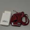 Dog Harness with Leash Set, No Pull Adjustable Reflective Step-in Puppy Pet Vest Harnesses for Small Medium Large Dogs and Cats,Cranberry XS