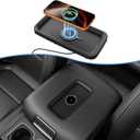 Magnetic Wireless Charger Compatible with 2015-2018 Chevy Silverado 15W Fast Charging Wireless Full Console Phone Charger Tray Replacement for 2015-2018 Chevy Silverado GMC Sierra Accessories