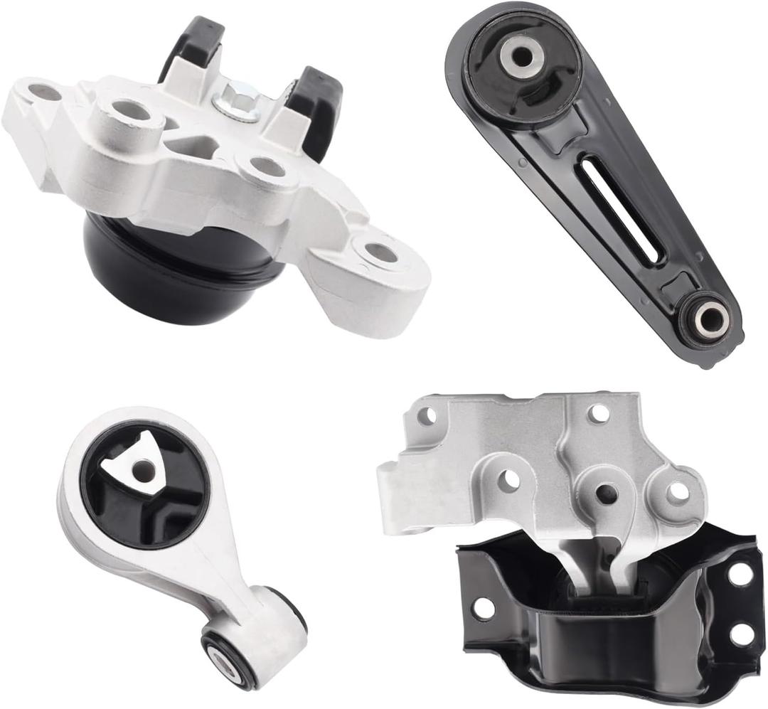 Engine Motor Mount Compatible with Nissan 2008-2013 Rogue 2014-2015 Rogue Select AWD 2.5L Replacement for A7370 A7392 A4351 A4352 Set of 4