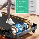 Walking Pad with 10% Incline & Handle Bar, Low Noise Walking Pad Treadmill for Home Small, Upgrade 3.5HP Treadmill with Incline, 4 in 1 Portable Compact Walking Pad with Incline/APP 350lbs