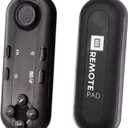 Bluetooth Remote Control for Teleprompter, Includes Teleprompter APP for Apple, Android Windows & Mac, Wireless Controller for Beam Splitter Prompter, Live Events & Content Creation