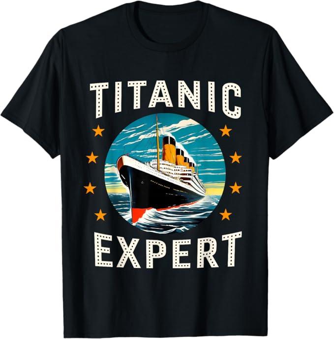 Titanic Expert Funny RMS Titanic Birthday Merch Kids Boys T-Shirt S