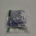 Eomenie Women One Piece Tummy Control Swimsuit Halter Scallop Trim Bathing Suits 1 Piece Vintage Ruched Slimming Swimwear Blue L