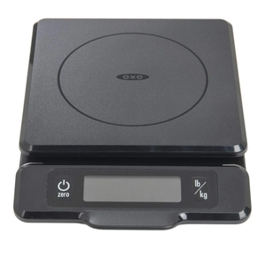 OXO Good Grips 5-lb Kitchen Scale with Pull-Out Display, Black