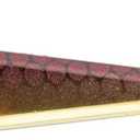 Northland Tackle Tungsten Slim Spoon, Fast-Sinking Thin Profile Ice Fishing Lure for Walleye, Crappie, & More, 12 Colors, Oz, Oz, Oz Lure Sizes (3/8 Oz, Super-Glo Red Gold), Gum-Ball Auto-Glo Jigs