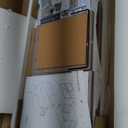 ARTETHYS Wall Mounted Desk with LED Light Farmhouse Multifunctional Fold Down Laptop Computer Table Writing Workstation with Storage Compartments Space Saving for Home Office, Gray (Grey)