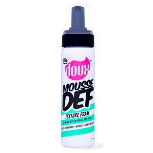 The Doux Multi-Use Mousse for Curly Hair The Doux Mousse Def Texture Foam for Styling, Curl Definition, Volume & Shine Curl Cream Alternative for Textured Hair & Natural Hair Styles